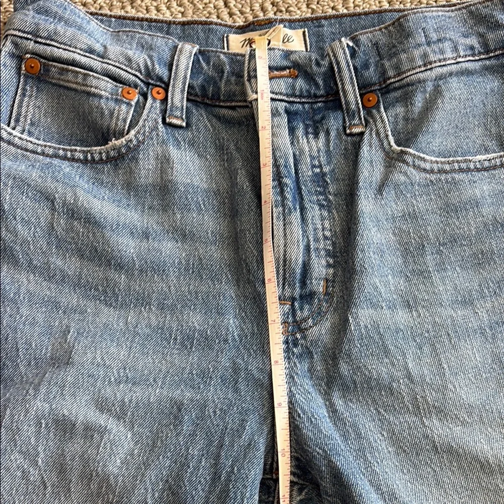 Madewell perfect vintage Light Blue Straight-Leg Jeans